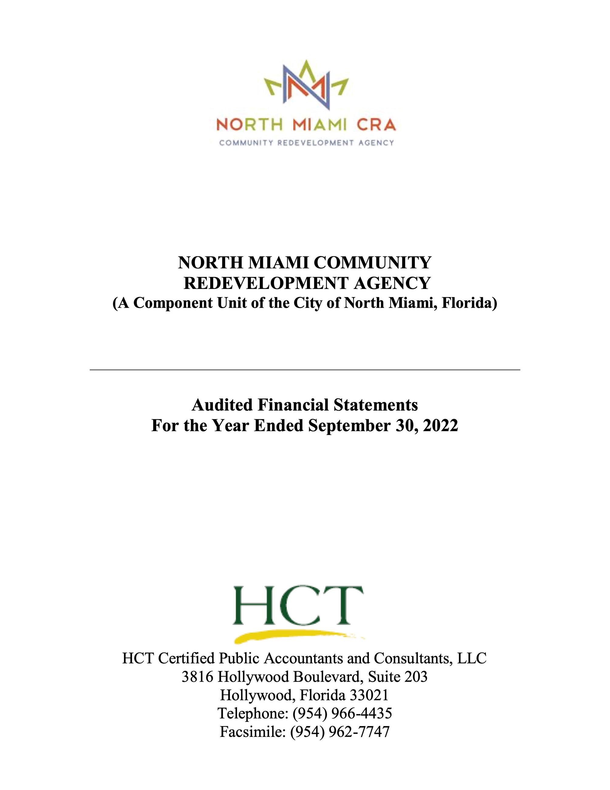 NMCRA Audit Report FY2022 (PDF)