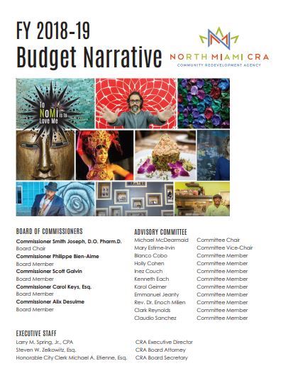 Approved Amended NMCRA FY18-19 Budget